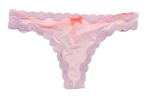 Victorias Secret Dream Angels Lace Trim T Back Thong Panty Panties Ebay