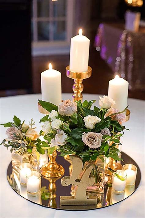 27 Beautiful Wedding Candle Centerpieces Ideas Page 16