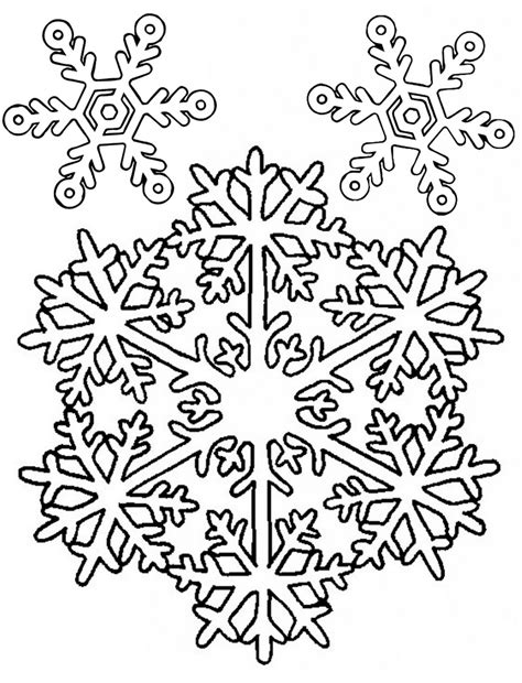 12 Fascinating Snowflakes Coloring Pages to Have Fun This Winter