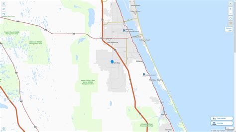 Palm Bay Florida Map