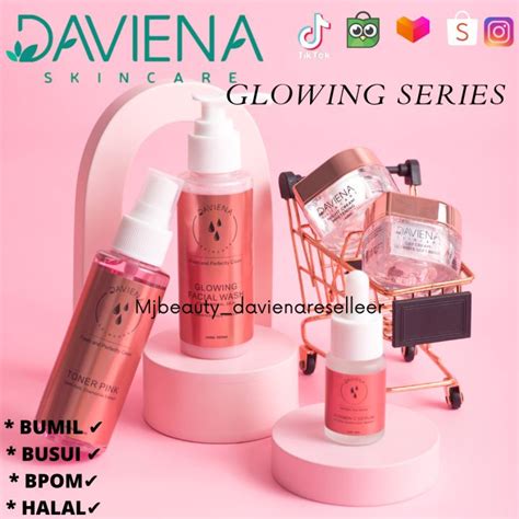 Paket Glowing Daviena Skincare Glowing Series Davienaskincare