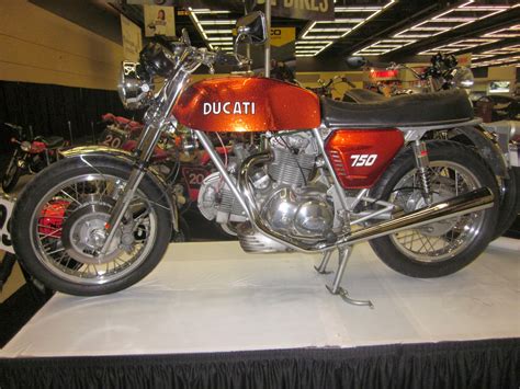 Oldmotodude 1972 Ducati Gt750 On Display At The 2014 International