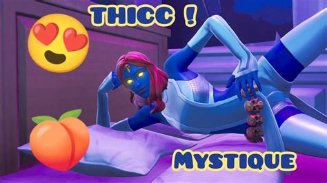 Mystique Is Thicc Fortnite Booty Showcase Youtube