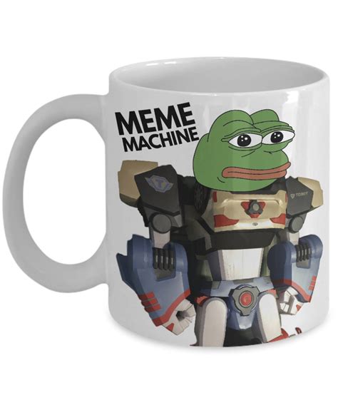 Pepe The Frog Mug Funny Memes Mug Meme Machine Coffee Mug Lovable
