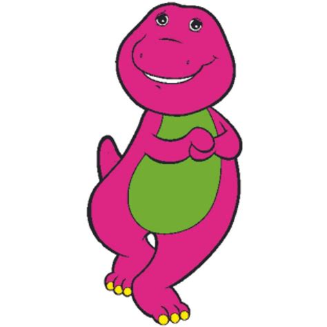 Smile Barney The Dinosaur Show Mascot Kids Tv Show Wall Decals Decor