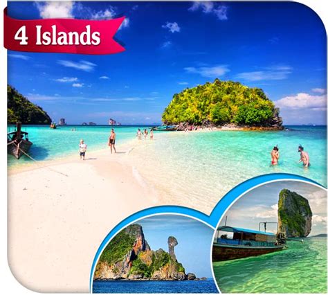 4 Island Tour Krabi By Long Tail Boat Price Tour Look