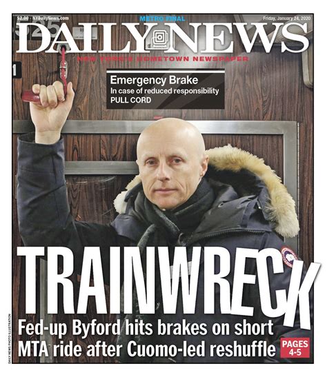 Todays Daily News Front Cover Rnyc