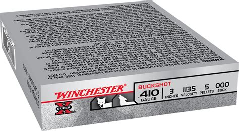winchester super x 410 3 000 buckshot 5 pellets mel s outdoors