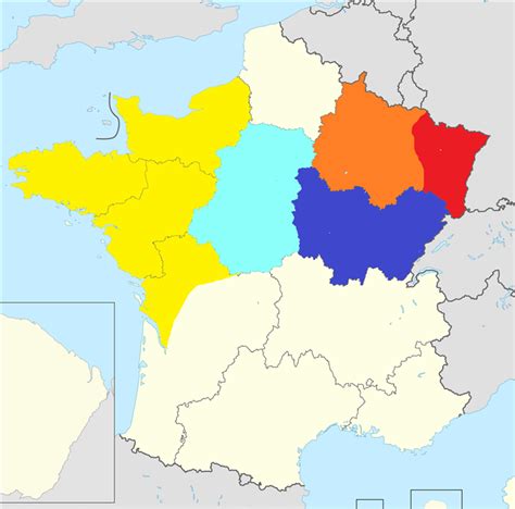 Carte De France Avec Les Nouvelles R 233 Gions Rezfoods Resep
