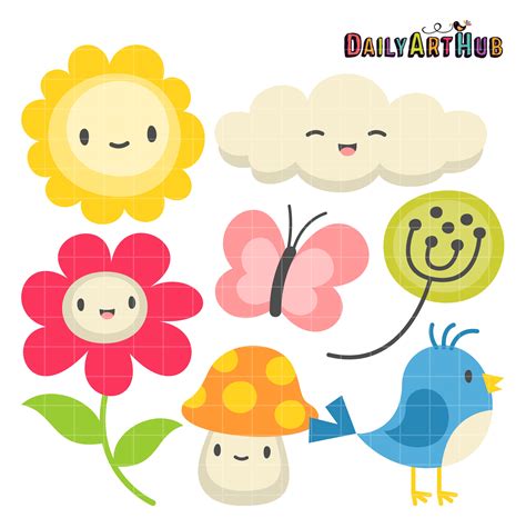 Little Cute Things Clip Art Set Daily Art Hub Free Clip Art Everyday