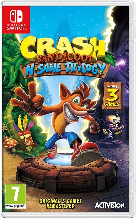 Crash Bandicoot Nsane Trilogy Nintendo Switch Exotique