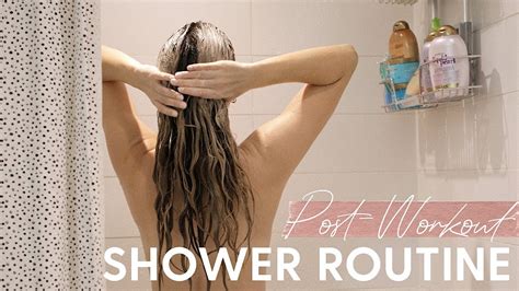 Shower Routine Post Workout Night Time Routine Youtube