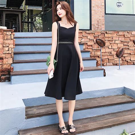 2018 Korean Style Women Beautiful Summer Dress Party Dresses E9870 In