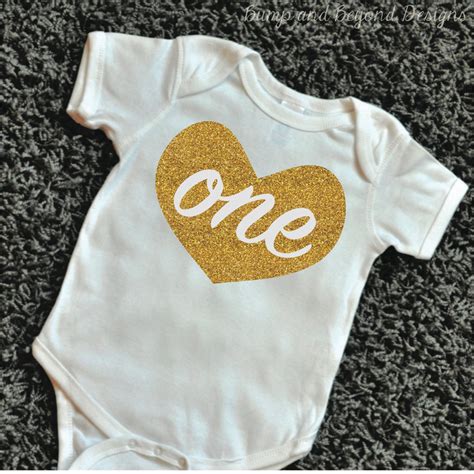 One Babys First Birthday Shirt By Bumpandbeyonddesigns On