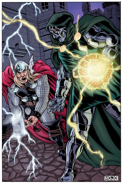Thor Vs Dr Doom By Thingvold On Deviantart