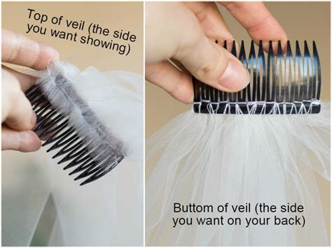 How To Make A Bridal Veil With A Comb Veils Bridal Diy Wedding