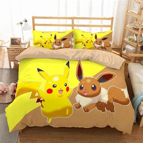 3d Customize Pokemon Go Bedding Set Duvet Cover Set Bedroom Set