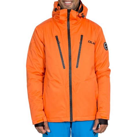 Mens Orange Banner Ski Jacket Brandalley
