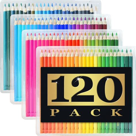 Artists Choice 120 Pack Colored Pencils 120 Unique And Wonderful Colors