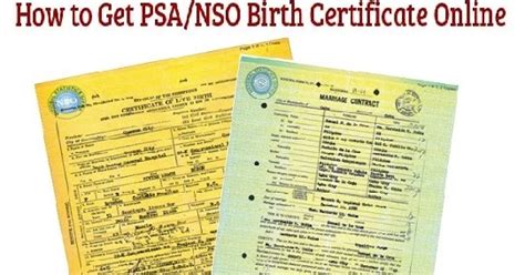 How To Apply Nso Birth Certificate Using Online Application The News Bite