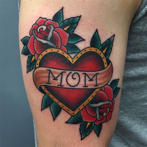 Tattoodo Traditional Heart Tattoos Mom Tattoo Designs Traditional
