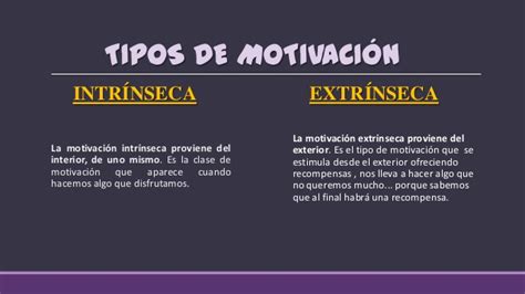 ¿diferencia Entre Motivación Intrínseca Y Motivación Extrínseca