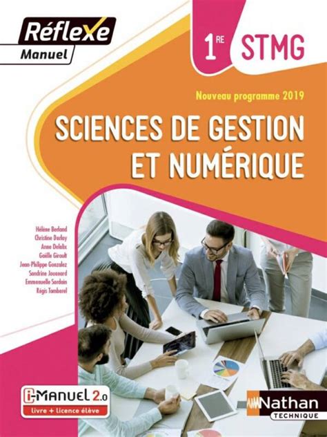 Sciences De Gestion Et Numerique 1re Stmg (Edition 2019) – Rentrée scolaire