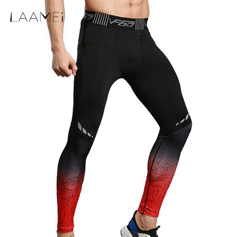 Laamei Fitness Leggings Men Pants Compression Quick Dry Tight Leggins