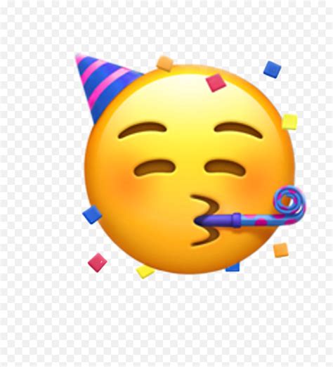 Partying Face Emoji Emoji Iphone Happy Birthday Pngsmiling Emoji Png