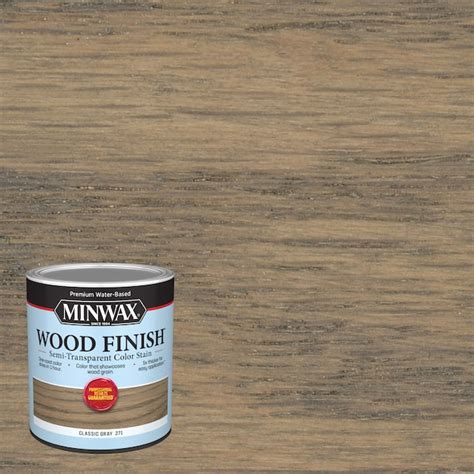 Minwax Wood Finish Water Based Classic Gray Semi Transparent Interior
