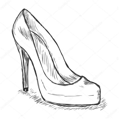 Como Dibujar Un Zapato Tacones Shoe Design Sketches Fashion Drawing