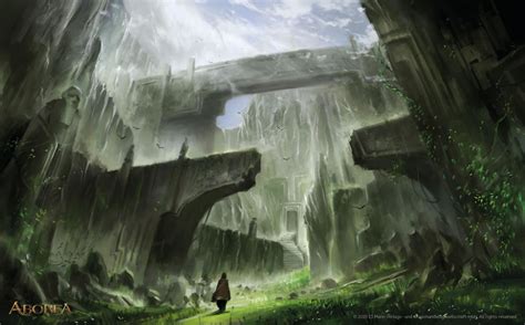 Dwarf Ruins By Nele Diel On Deviantart Fantasy Places Fantasy World