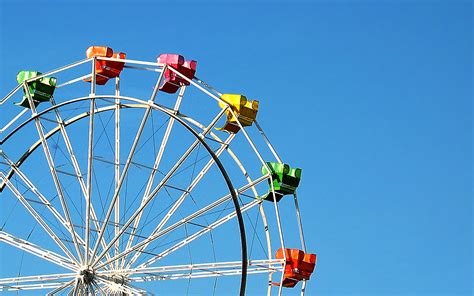 Ferris Wheel In Santa Cruz California Bayard Heimer