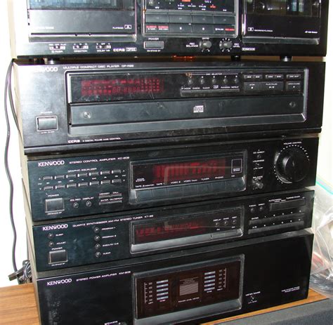 Complete Kenwood Stereo System 6 Components Plus 2