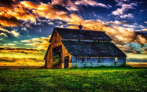 Hdr The Abandoned Barn At Sunset Explore Nicholas Cardot Flickr