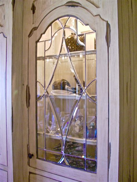 Leaded Glass Kitchen Cabinet Doors Cabinet Jks