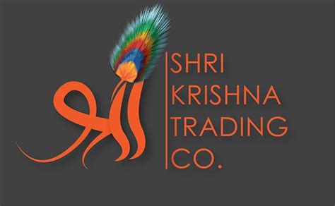 Shri Krishna Trading Co Logo On Behance Krishna Krishna Names Logo