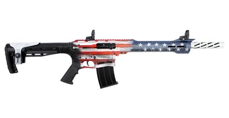 Citadel Boss Gauge Ar Style Semi Auto Shotgun With American Flag My Xxx Hot Girl