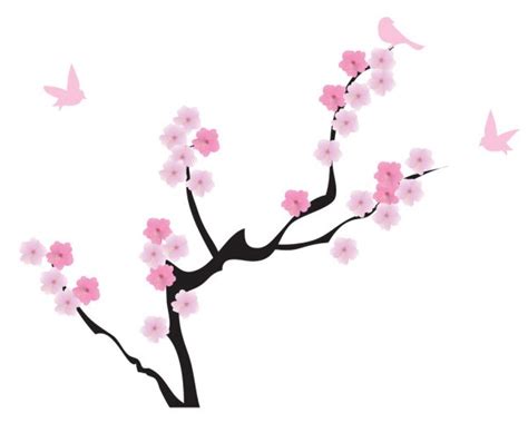 Card With Stylized Cherry Blossom Stock Vector Image By ©juliasnegireva