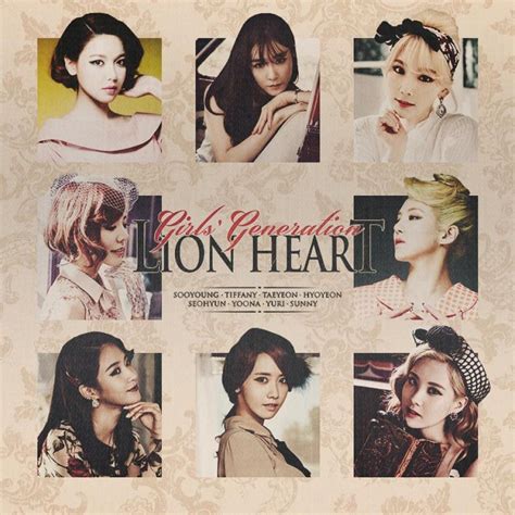 Girls Generation Lion Heart Album Cover In 2020 Album Covers Girls Generation Music Artwork