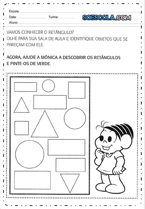 Atividades Para Educação Infantil Formas Geométricas