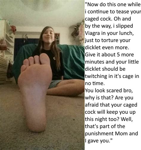 5png Porn Pic From Femdom Younger Sister Feet Chastity