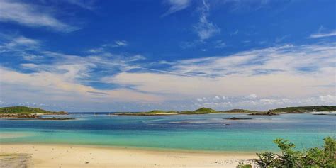 Isles Of Scilly Golden Beach And Blue Skies Scilly Island Tourist