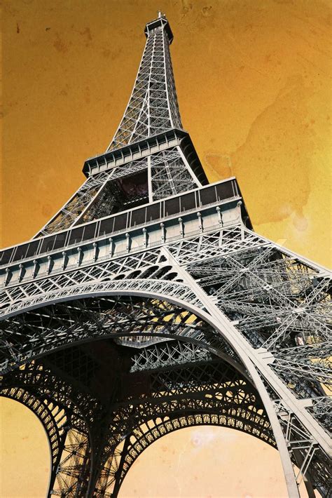 Vintage Eiffel Tower Stock Image Colourbox