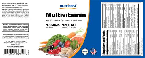 Esupplements Nutricost Multivitamin Best Multivitamin And Most
