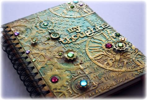 Such A Pretty Mess Video Tutorial Steampunk Journal Cover Cheery