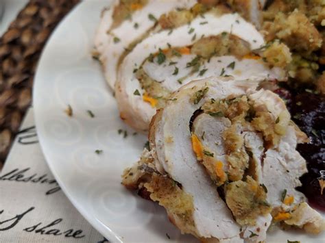 Rolled Turkey Breast With Stuffing Afoodieaffair