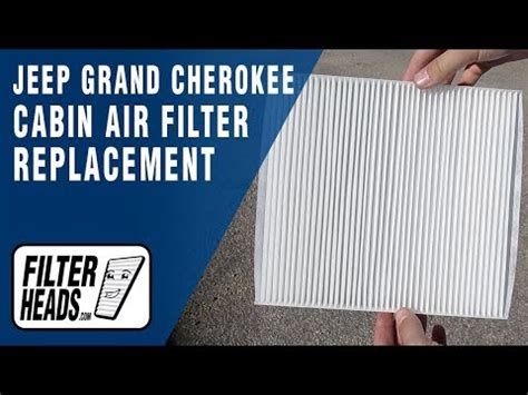 How to Replace Cabin Air Filter 2015 Jeep Grand Cherokee ...