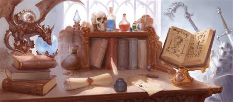 Fantasy Desk By N7u2e On