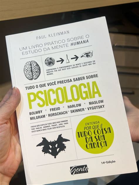 Tudo O Que Você Precisa Saber Sobre Psicologia Livro Editora Gente